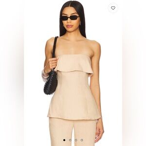 Hevron Addison Top in Wheat, Size 12, NEW with tags